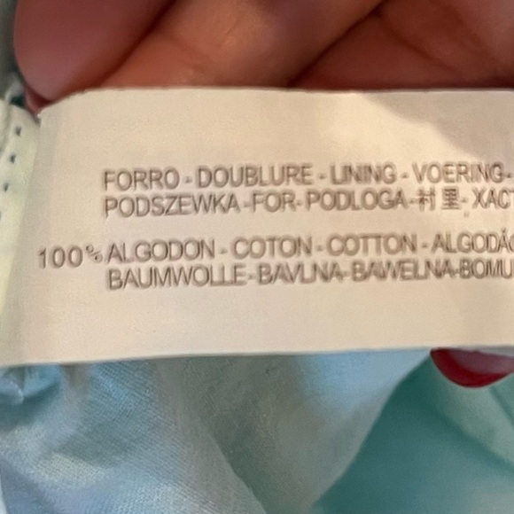 ZARA Trafaluc Mint Green Draw string Waist Spring Hooded Jacket Sz M -Sz L Label - Picture 4 of 9